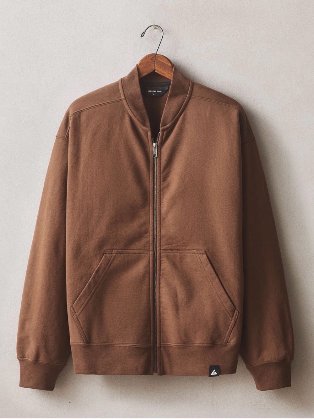 AMERICAN GIANT Men's Fleece Bomber Jacket - size Small